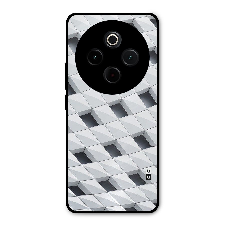 Building Pattern Metal Back Case for Vivo T4