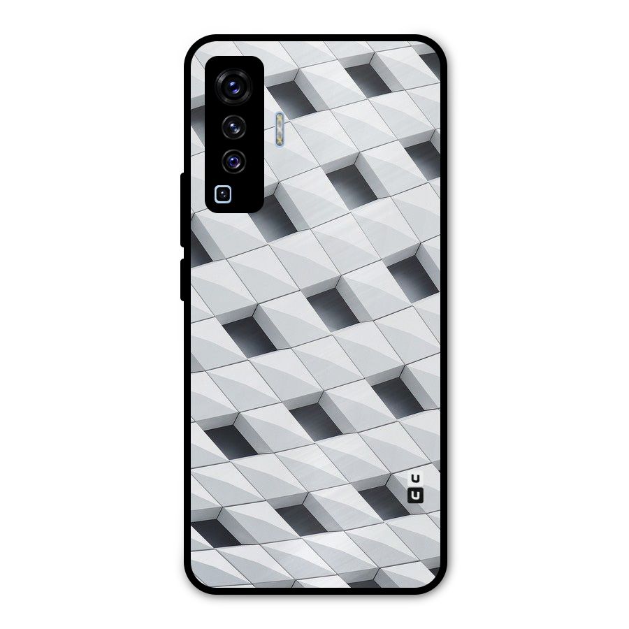 Building Pattern Metal Back Case for Vivo X50