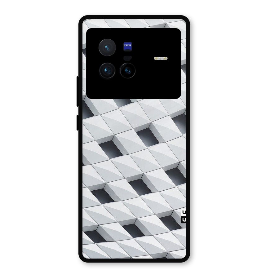 Building Pattern Metal Back Case for Vivo X80