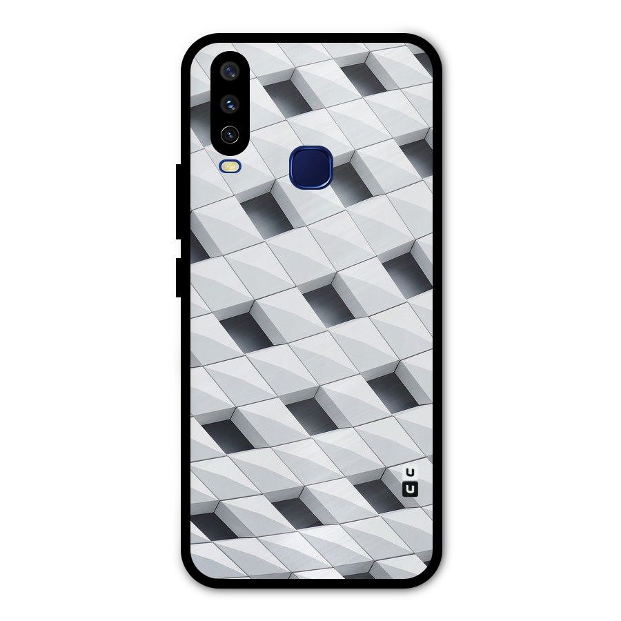 Building Pattern Metal Back Case for Vivo Y15