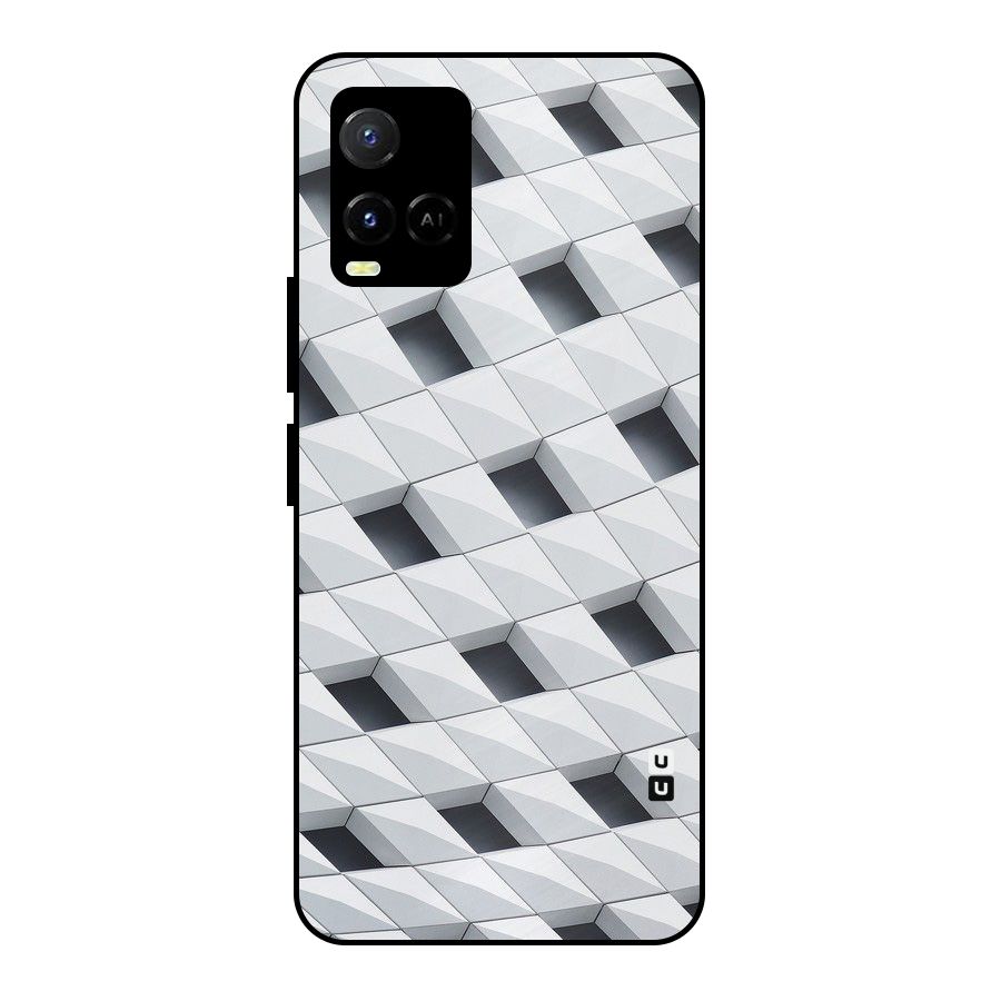 Building Pattern Metal Back Case for Vivo Y21