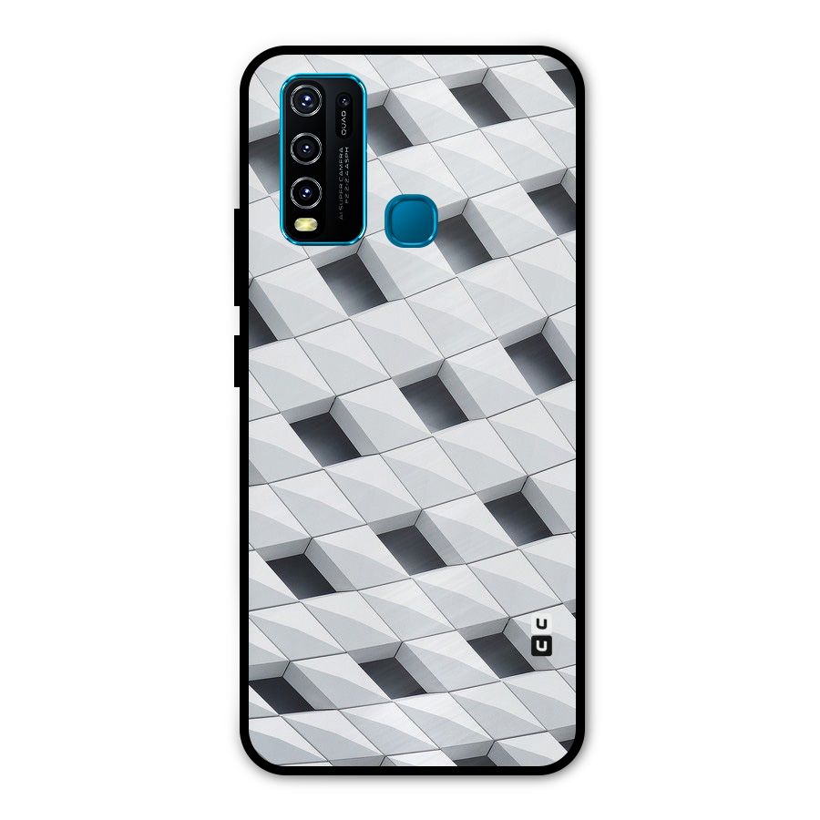 Building Pattern Metal Back Case for Vivo Y30
