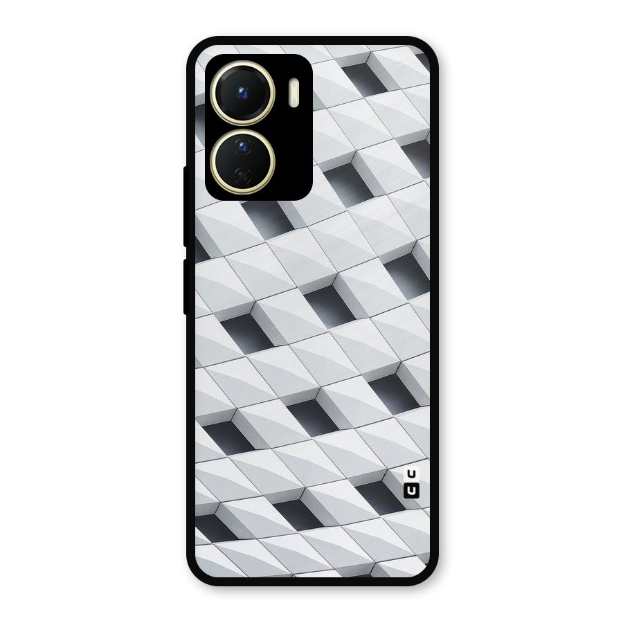 Building Pattern Metal Back Case for Vivo Y56