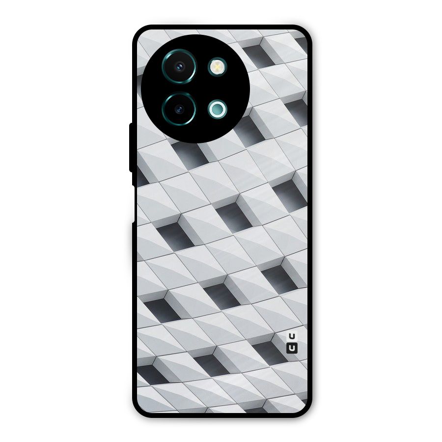 Building Pattern Metal Back Case for Vivo Y58