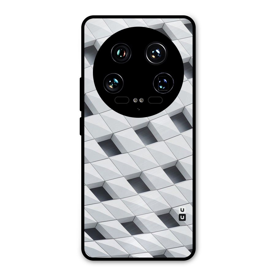 Building Pattern Metal Back Case for Xiaomi 14 Ultra