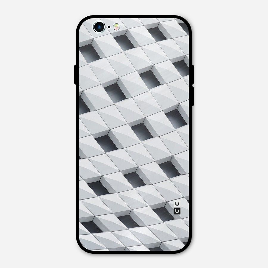 Building Pattern Metal Back Case for iPhone 6 6s