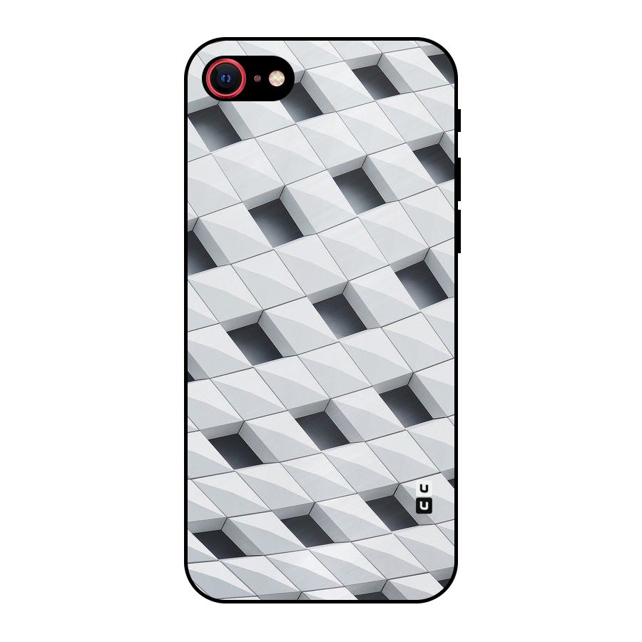 Building Pattern Metal Back Case for iPhone 7