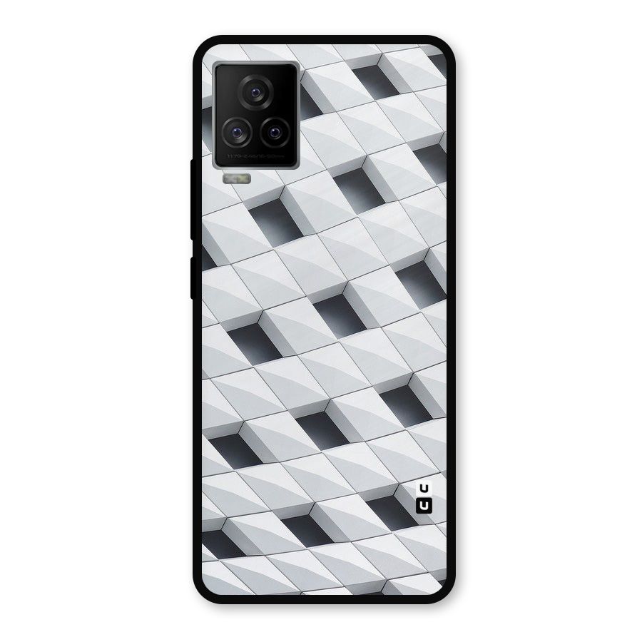 Building Pattern Metal Back Case for iQOO 7 Legend 5G