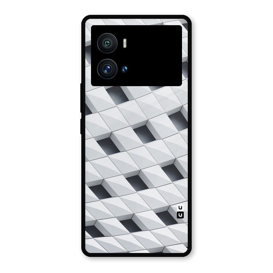 Building Pattern Metal Back Case for iQOO 9 Pro