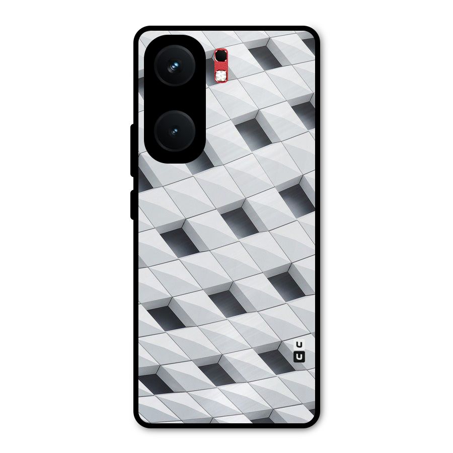 Building Pattern Metal Back Case for iQOO Neo 9 Pro