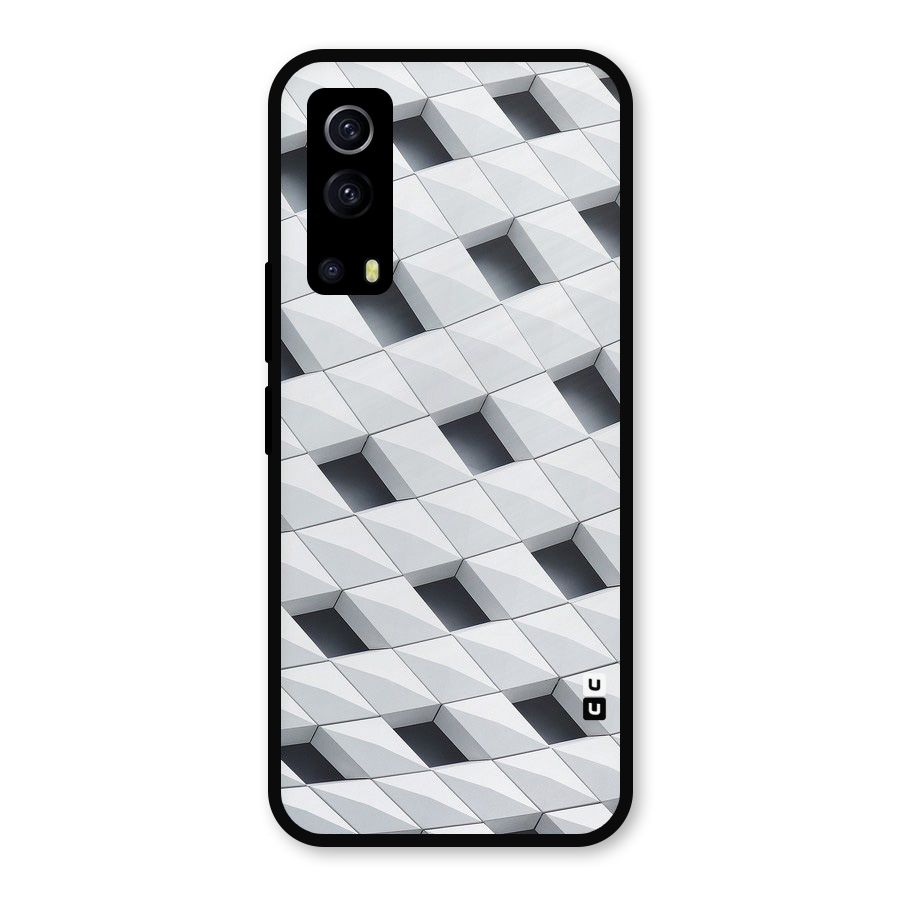 Building Pattern Metal Back Case for iQOO Z3