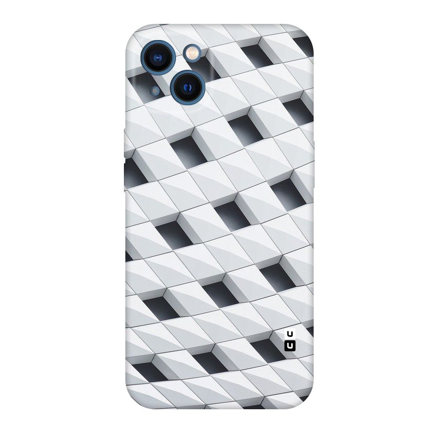 Building Pattern Original Polycarbonate Back Case for iPhone 13