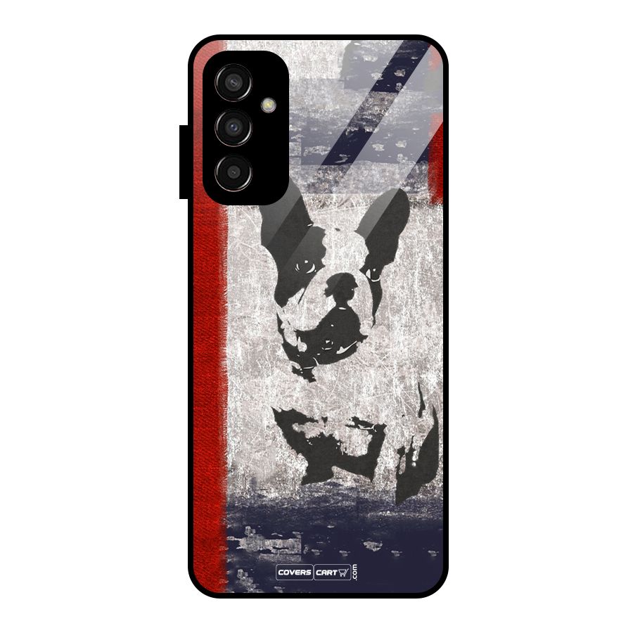 Bull Dog Glass Back Case for Galaxy F13