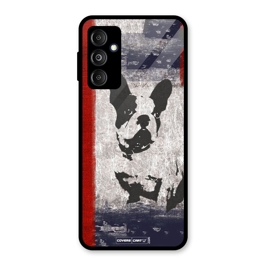 Bull Dog Glass Back Case for Galaxy M14 5G