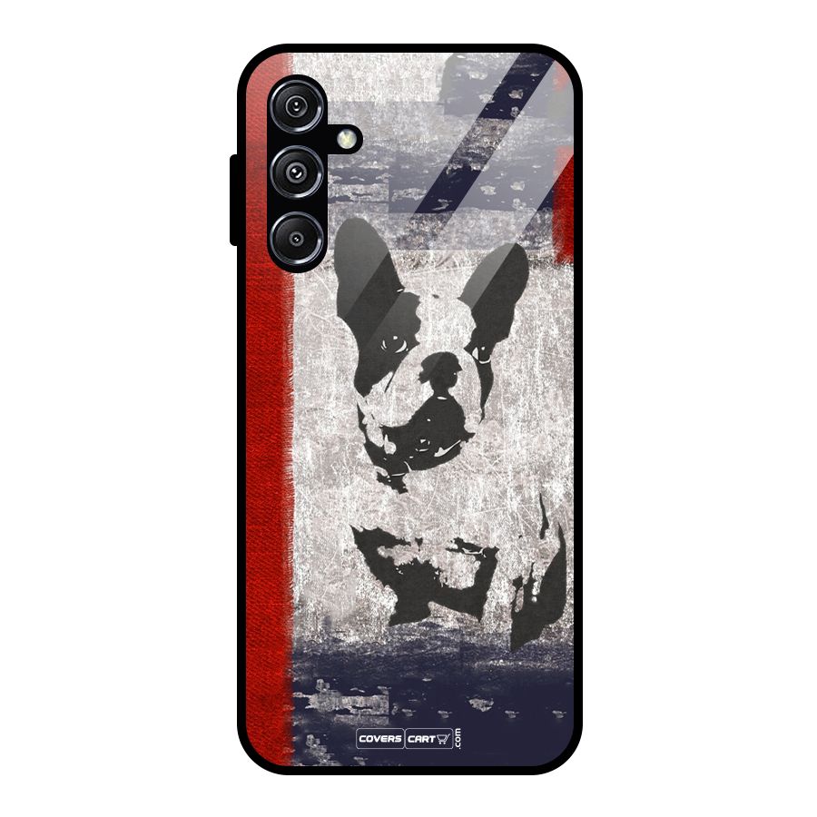 Bull Dog Glass Back Case for Galaxy M34 5G