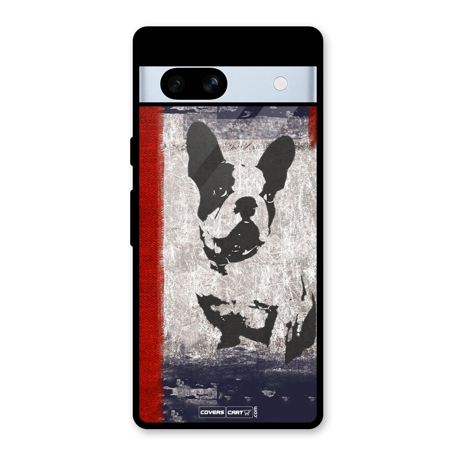 Bull Dog Glass Back Case for Google Pixel 7a