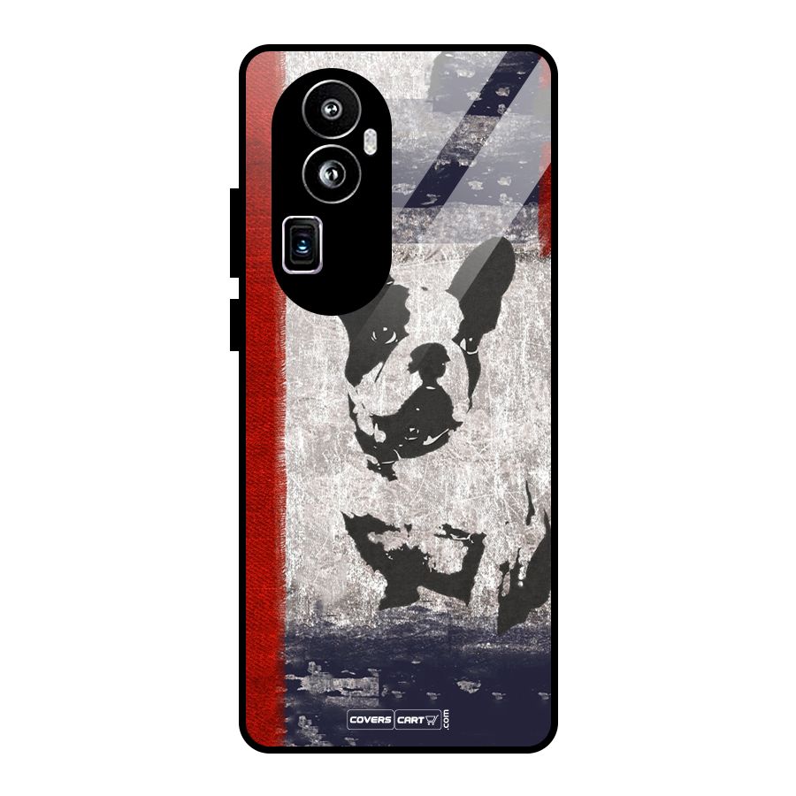 Bull Dog Glass Back Case for Oppo Reno10 Pro Plus