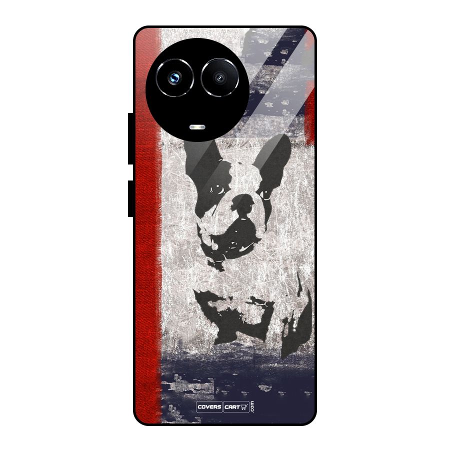 Bull Dog Glass Back Case for Realme Narzo 60X