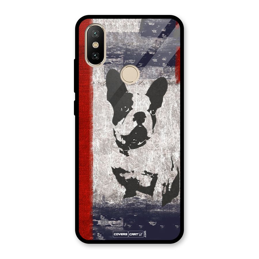 Bull Dog Glass Back Case for Redmi A2