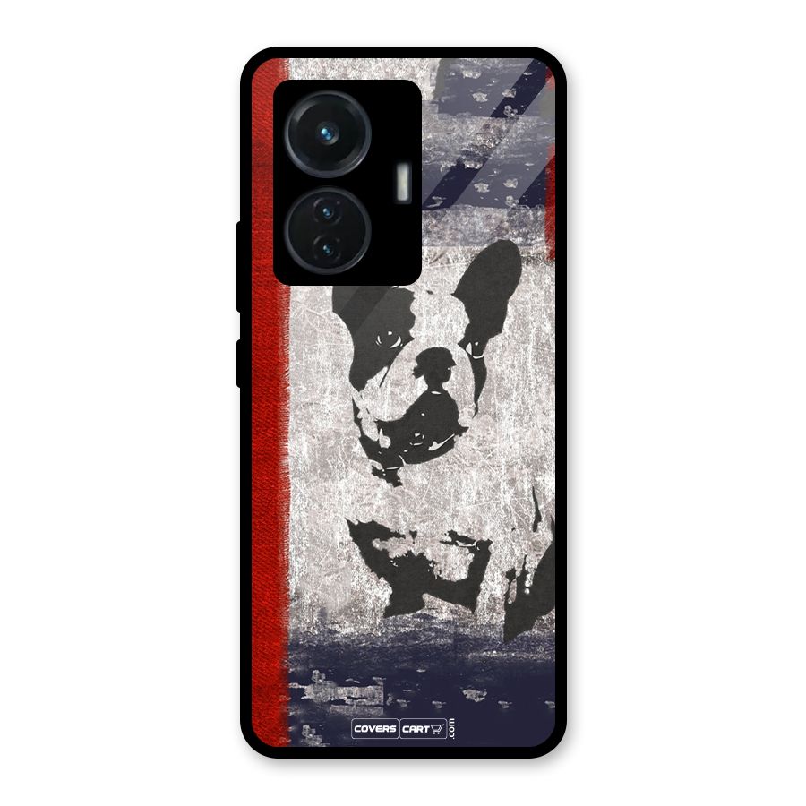 Bull Dog Glass Back Case for Vivo T1 44W