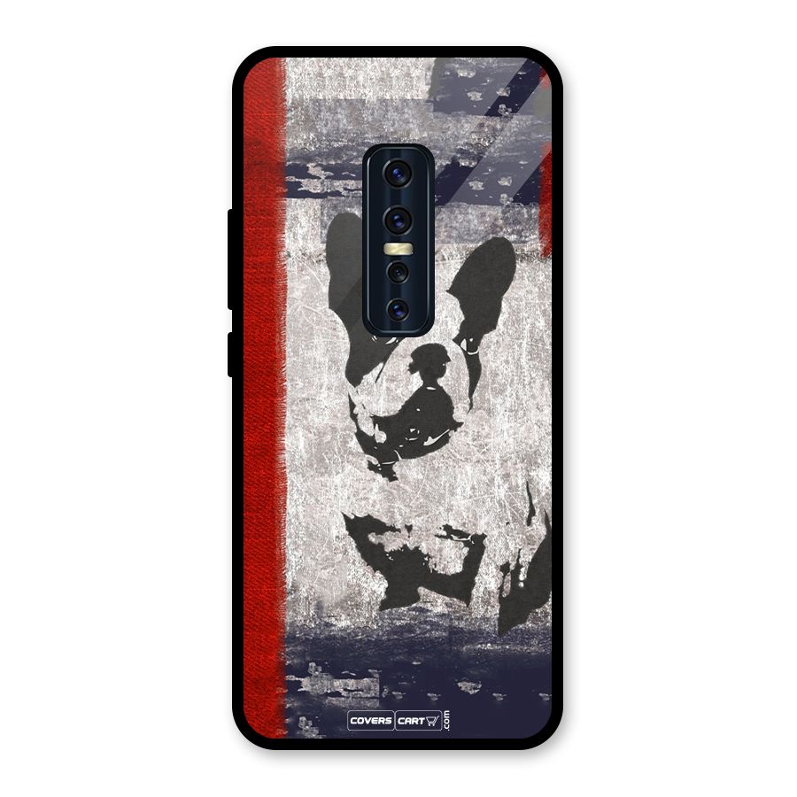 Bull Dog Glass Back Case for Vivo V17 Pro