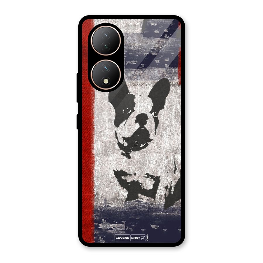 Bull Dog Glass Back Case for Vivo Y100A