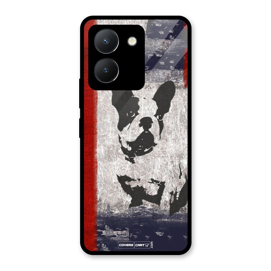 Bull Dog Glass Back Case for Vivo Y36