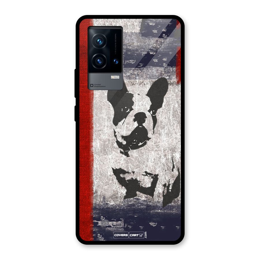 Bull Dog Glass Back Case for iQOO 9 5G