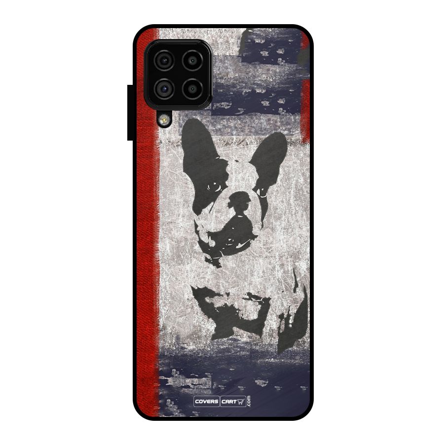 Bull Dog Metal Back Case for Galaxy A22 4G