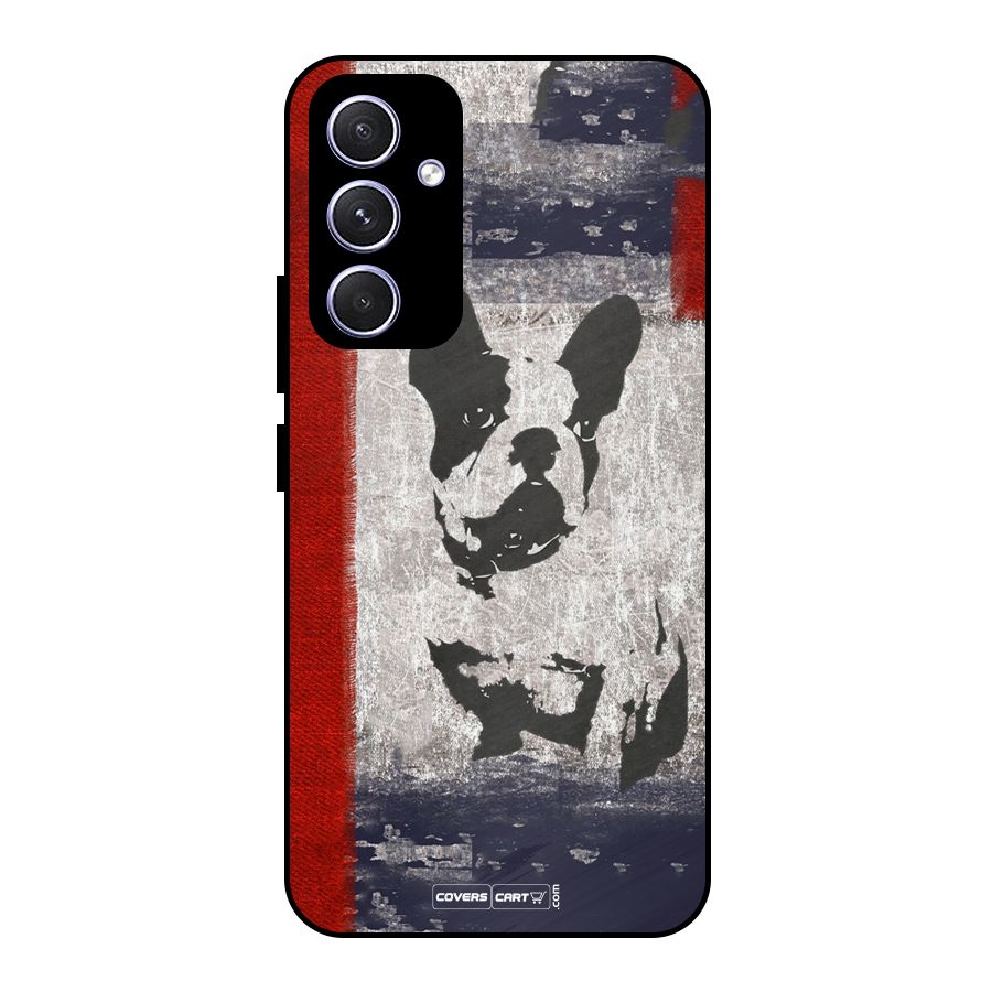 Bull Dog Metal Back Case for Galaxy A54