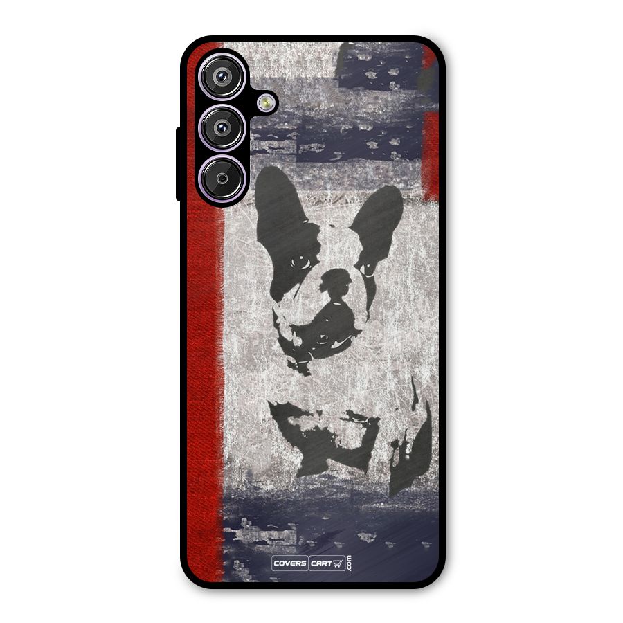 Bull Dog Metal Back Case for Galaxy F15