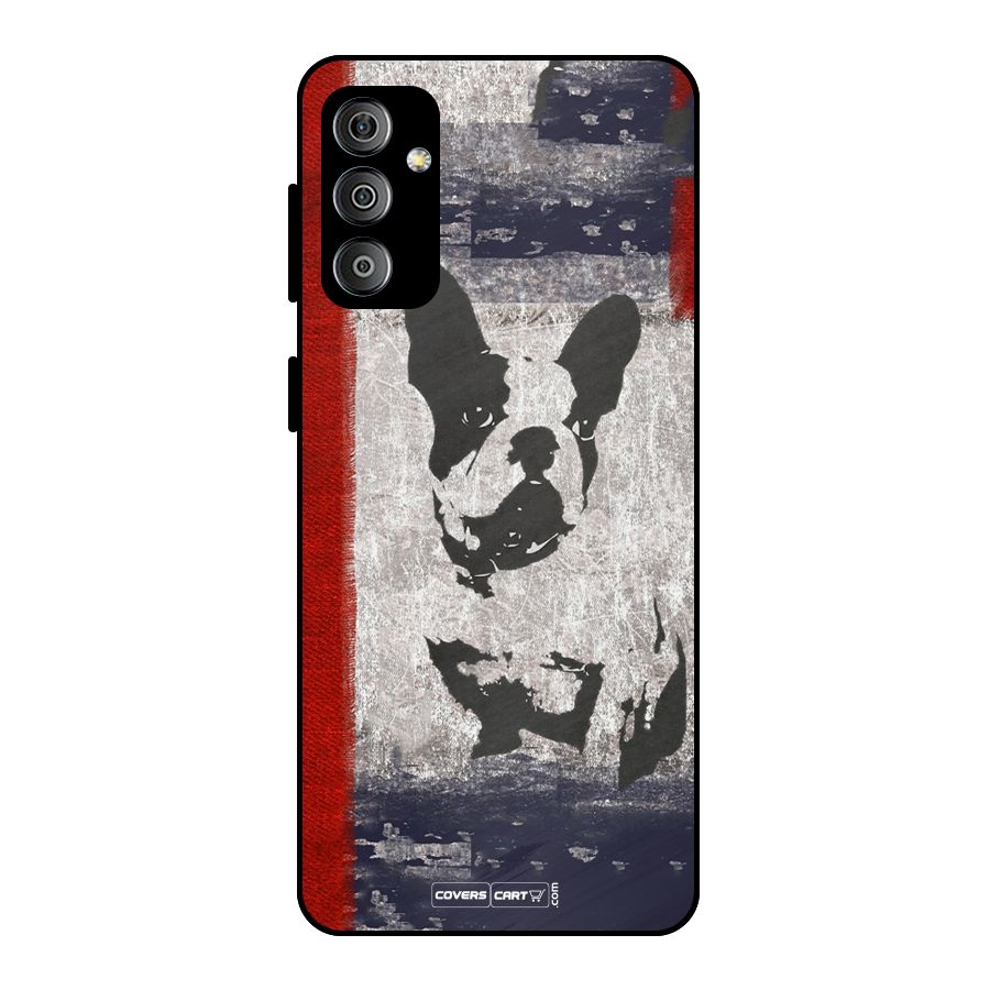 Bull Dog Metal Back Case for Galaxy F23