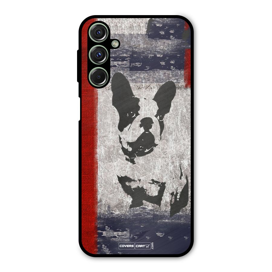 Bull Dog Metal Back Case for Galaxy F34