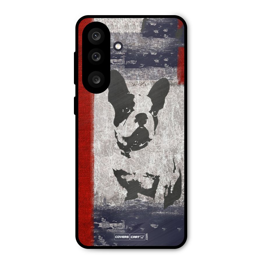 Bull Dog Metal Back Case for Galaxy F56