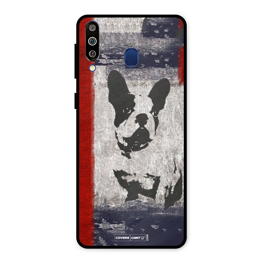 Bull Dog Metal Back Case for Galaxy M30