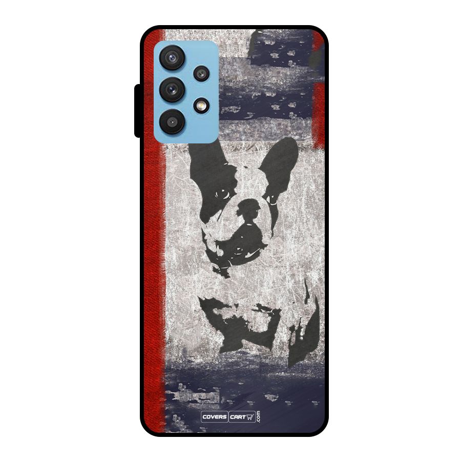 Bull Dog Metal Back Case for Galaxy M32 5G