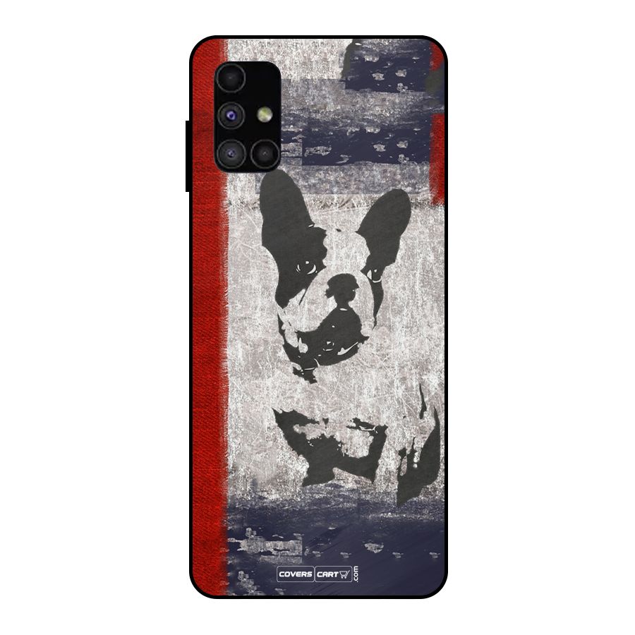 Bull Dog Metal Back Case for Galaxy M51