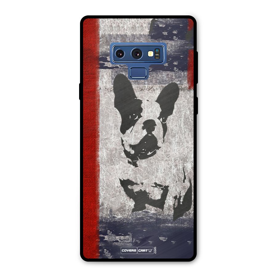 Bull Dog Metal Back Case for Galaxy Note 9