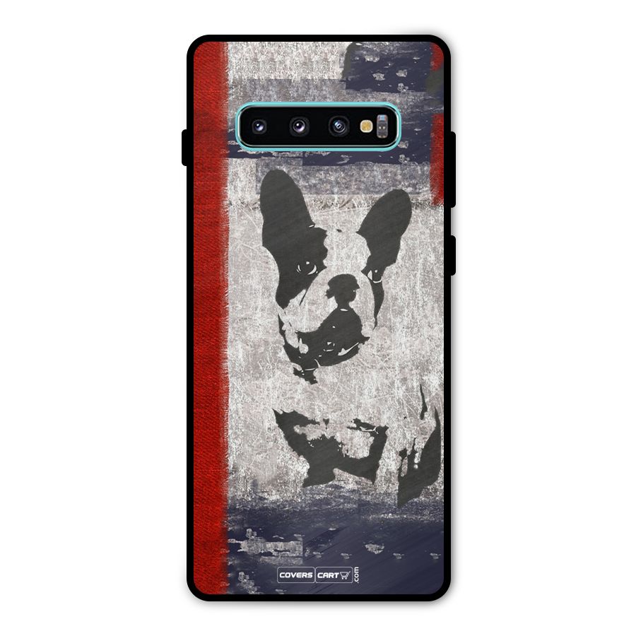 Bull Dog Metal Back Case for Galaxy S10 Plus
