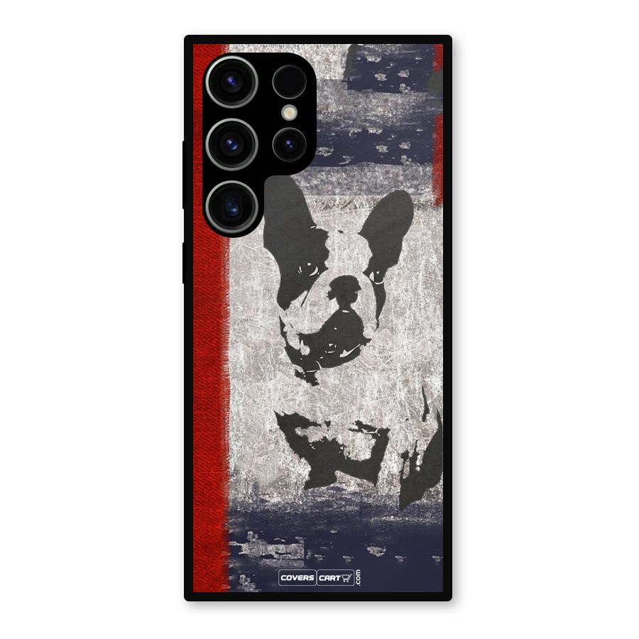 Bull Dog Metal Back Case for Galaxy S23 Ultra