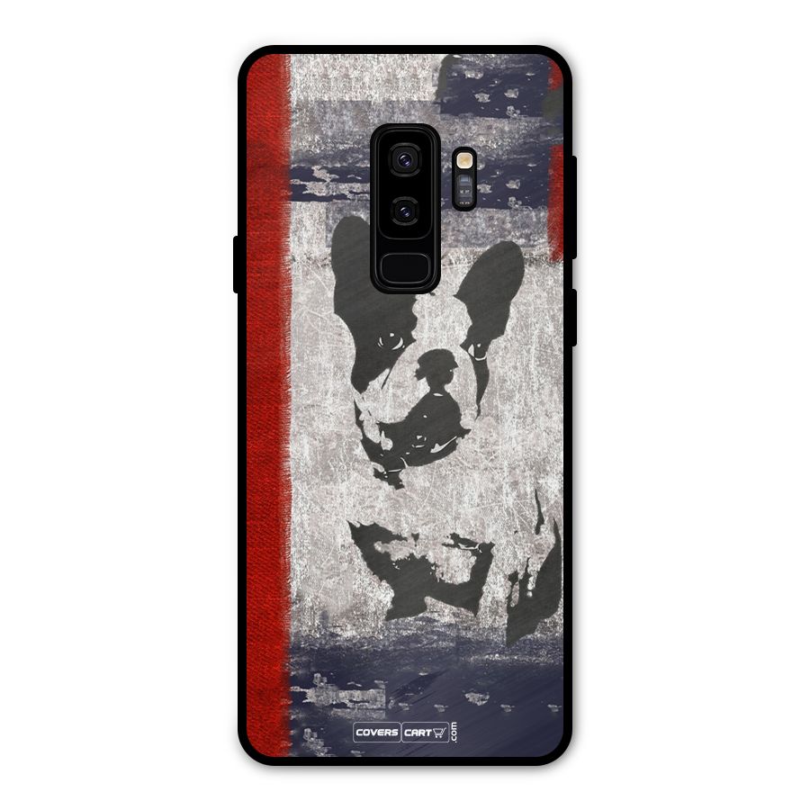 Bull Dog Metal Back Case for Galaxy S9 Plus