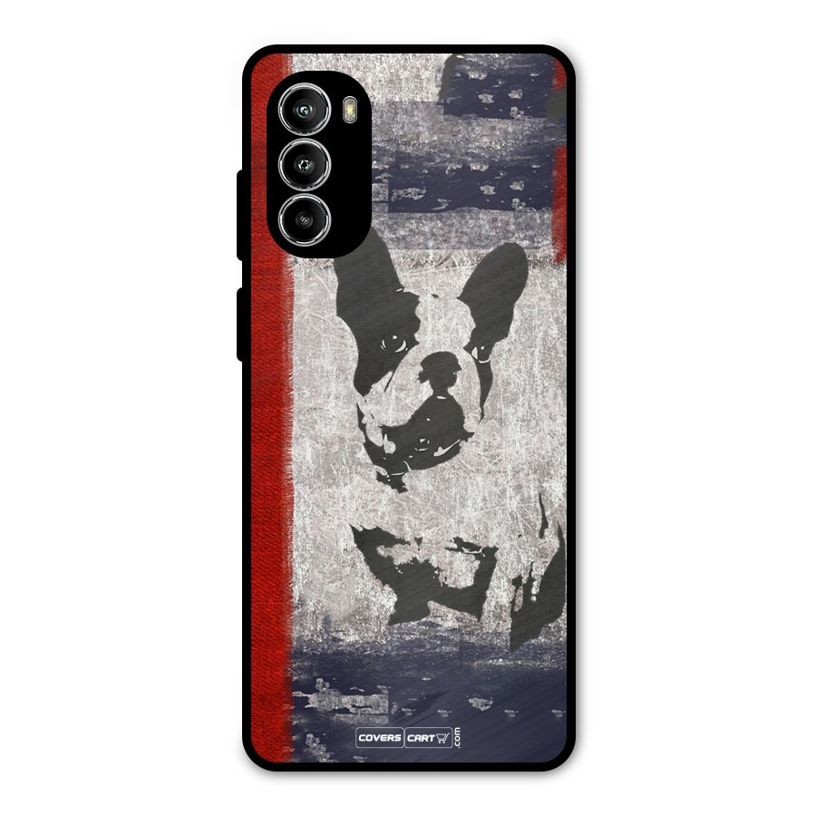Bull Dog Metal Back Case for Moto G52