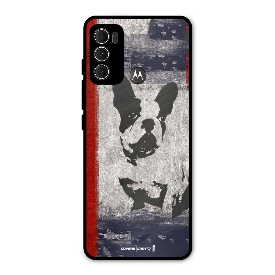Bull Dog Metal Back Case for Moto G60