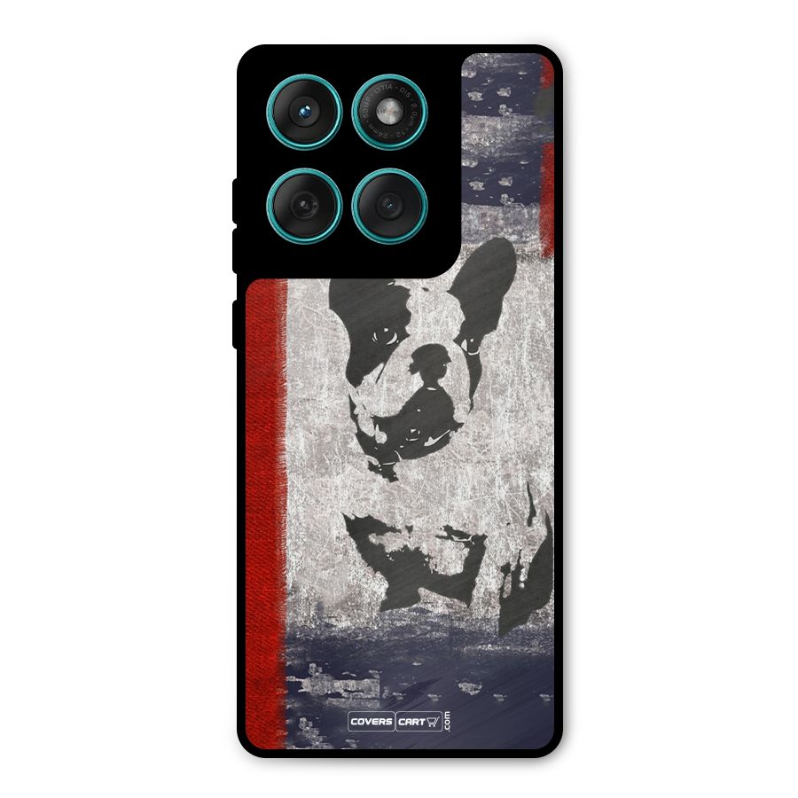 Bull Dog Metal Back Case for Motorola Edge 60 Fusion