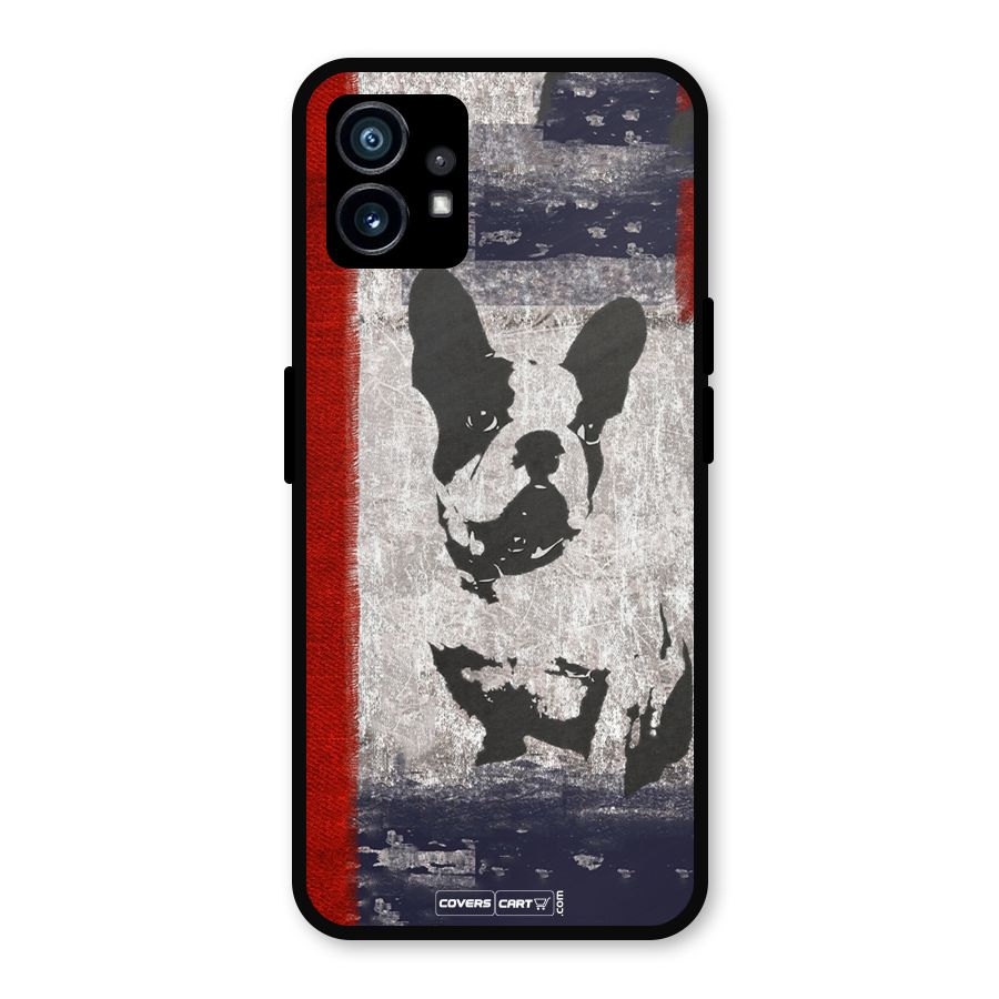 Bull Dog Metal Back Case for Nothing Phone 1