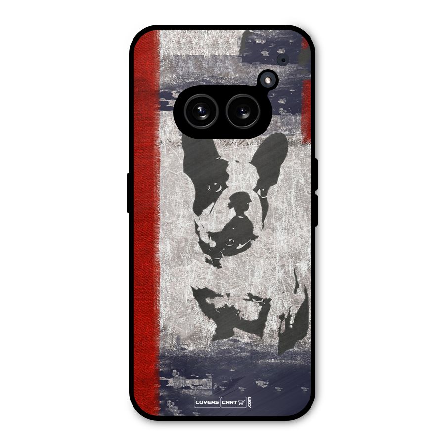 Bull Dog Metal Back Case for Nothing Phone 2a Plus