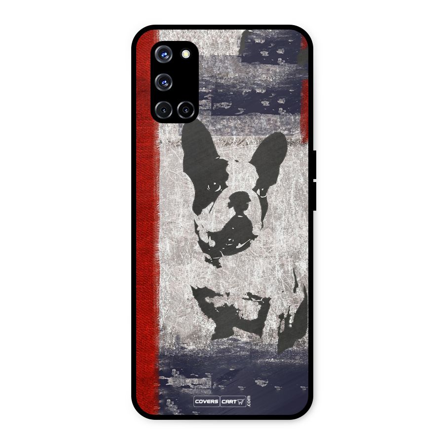Bull Dog Metal Back Case for Oppo A52