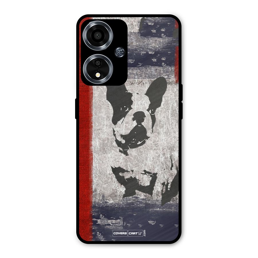 Bull Dog Metal Back Case for Oppo A59