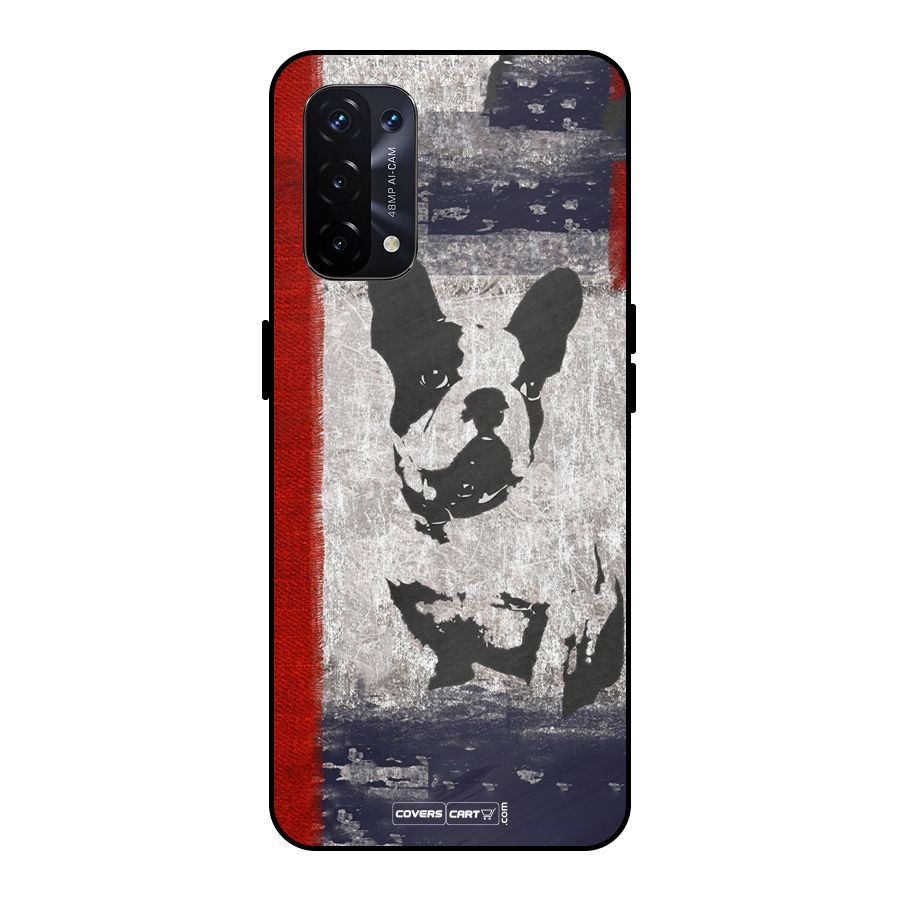 Bull Dog Metal Back Case for Oppo A74 5G