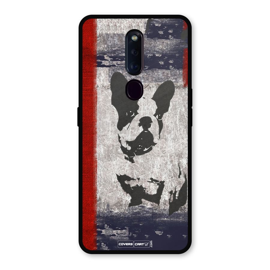 Bull Dog Metal Back Case for Oppo F11 Pro